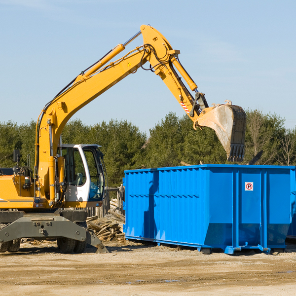 what size residential dumpster rentals are available in Fountain NC